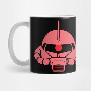 "Zaku II" in Char Red, Stencil Mug